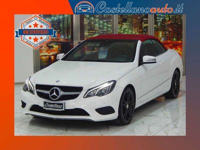 usata Mercedes E220 CDI Cabrio Aut Executive NAVI-PELLE ROSSA-PARK-LED