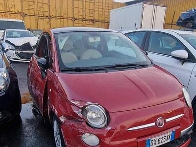 Usata Fiat 500 Lounge 69 CV (50 kW) 2009 Rosso Cabrio