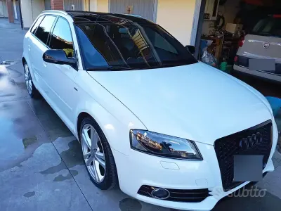 Usata Audi A3 S-Line 140 CV (102 kW) 2012 Bianco Utilitaria