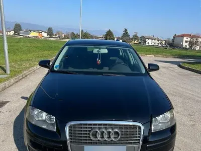 Usata Audi A3 Sportback 105 CV (77 kW) 2007 Nero Utilitaria