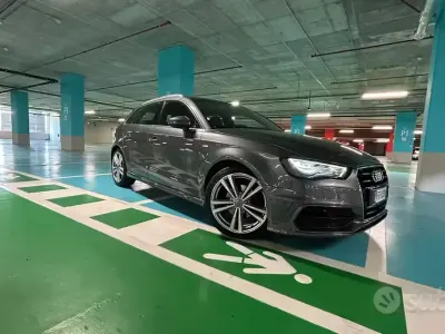Usata Audi A3 S-Line 110 CV (80 kW) 2015 Grigio Berlina