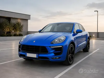 Usata Porsche Macan S Diesel 250 CV (183 kW) 2015 Bluazzurro SUV
