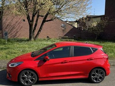 Usata Ford Fiesta ST-Line 101 CV (74 kW) 2019 Rosso Utilitaria