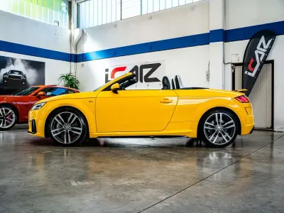 Usata Audi TT Roadster S-Line 245 CV (180 kW) 2019 Giallo Cabrio