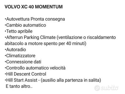 Usata Volvo XC40 Momentum 150 CV (110 kW) 2019 Bianco SUV