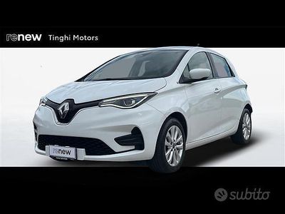 Usata Renault Zoe Zen 80 kW (109 CV) 2020 Bianco Utilitaria