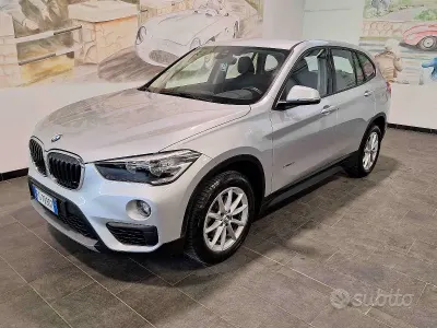 Begagnad BMW X1 Advantage 136 HK (100 kW) 2016 Silver SUV