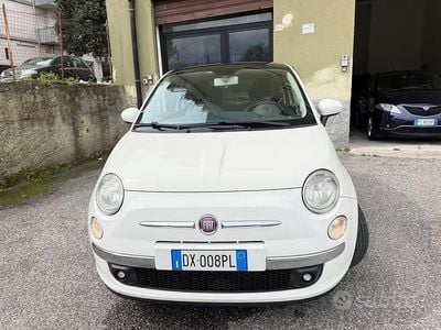 Usata Fiat 500 Lounge 69 CV (50 kW) 2009 Bianco Cabrio