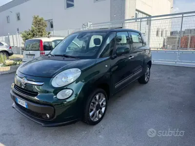 Usata Fiat 500L Lounge 80 CV (58 kW) 2014 Verde Monovolume