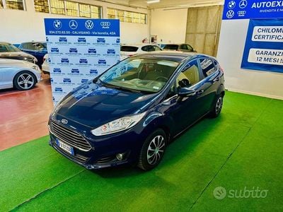 Usata Ford Fiesta Titanium 95 CV (69 kW) 2016 Blu Berlina