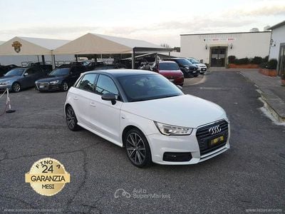 Usata Audi A1 S-Line 90 CV (66 kW) 2015 Bianco Berlina