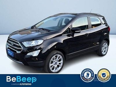 Usata Ford Ecosport Titanium S 125 CV (91 kW) 2021 Nero pastello SUV
