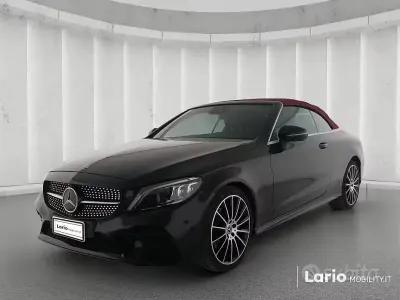 Usata Mercedes C220 Premium Plus 194 CV (142 kW) 2021 Nero Cabrio