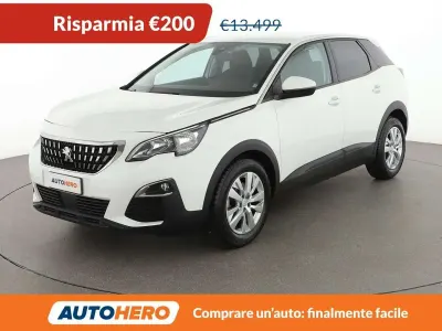 Usata Peugeot 3008 Active 131 CV (96 kW) 2020 Bianco SUV