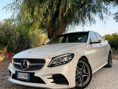 Usata Mercedes C220 Premium 194 CV (142 kW) 2019 Bianco Berlina