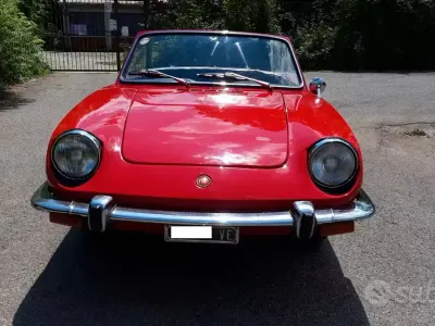 Usata Fiat 850 Sport 1960 Rosso Cabrio
