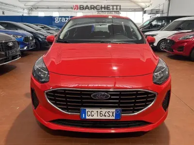 Usata Ford Fiesta Titanium 125 CV (91 kW) 2022 Rosso Utilitaria