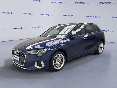Usata Audi A3 Advanced 110 CV (80 kW) 2024 Blu navarra [2d2d]  metallizz Berlina