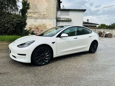 Usata Tesla Model 3 Performance 478 kW (650 CV) 2021 Bianco Berlina