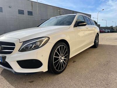 Usata Mercedes C250 204 CV (150 kW) 2015 Bianco Station wagon