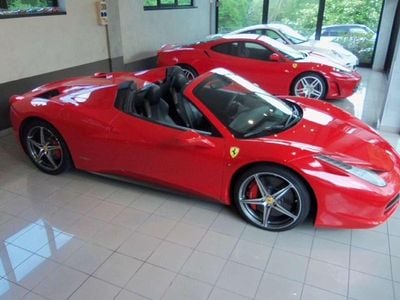 Usata Ferrari 458 570 CV (419 kW) 2012 Rosso Cabrio