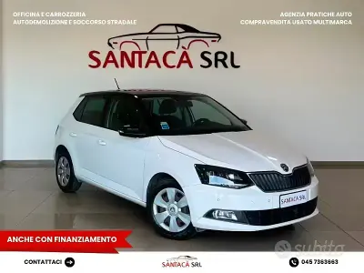 Usata Skoda Fabia Style 90 CV (66 kW) 2015 Bianco Berlina