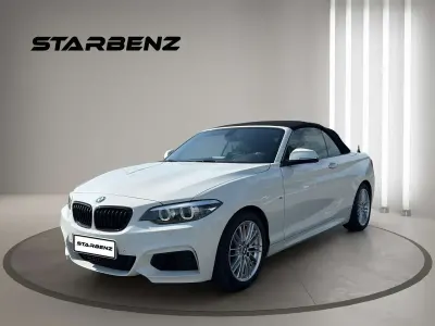Usata BMW 218 M Sport 136 CV (100 kW) 2019 Bianco Cabrio