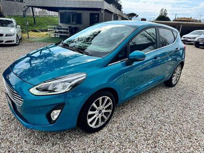 Usata Ford Fiesta Titanium 86 CV (63 kW) 2018 Blu/azzurro Utilitaria
