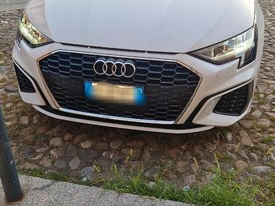 Usata Audi A3 150 CV (110 kW) 2021 Bianco Berlina