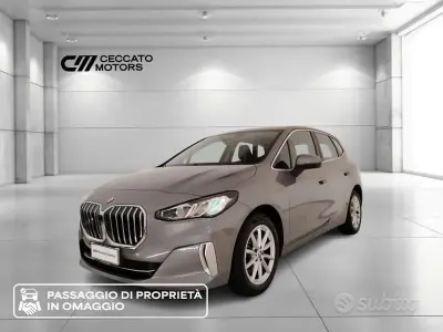 Usata BMW 218 Active Tourer Luxury Line 136 CV (100 kW) 2022 Grigio Monovolume