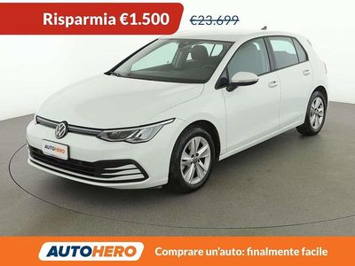 Usata VW Golf VIII Life 110 CV (80 kW) 2023 Bianco Berlina