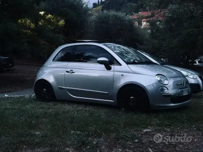 Usata Fiat 500 75 CV (55 kW) 2008 Grigio Utilitaria
