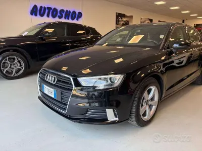 Usata Audi A3 150 CV (110 kW) 2018 Nero Berlina