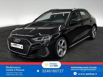 Usata Audi A3 S-Line 150 CV (110 kW) 2023 Nero Berlina