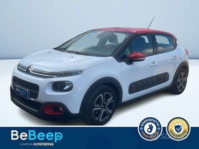 Begagnad Citroën C3 Shine 75 HK (55 kW) 2017 Vit Sedan