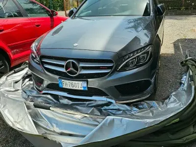 Usata Mercedes C220 170 CV (125 kW) 2017 Grigio Station wagon