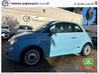 Usata Fiat 500 Lounge 85 CV (62 kW) 2011 Blu/azzurro Berlina