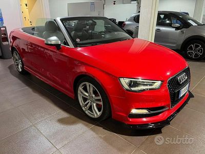 Usata Audi A3 Cabriolet S-Line 150 CV (110 kW) 2016 Rosso Cabrio