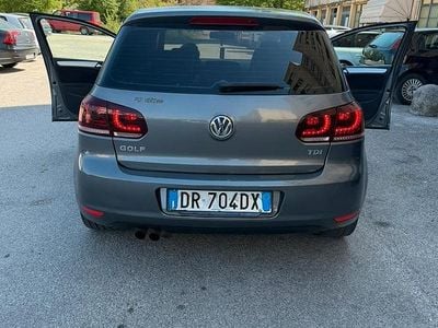 Usata VW Golf VI 110 CV (80 kW) 2010 Grigio Utilitaria