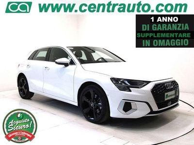 Usata Audi A3 Advanced Plus 150 CV (110 kW) 2022 Bianco Berlina