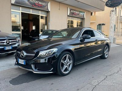 Usata Mercedes C220 Premium 170 CV (125 kW) 2018 Nero Coupé