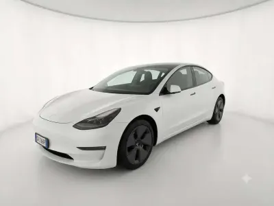 Usata Tesla Model 3 Long Range AWD 152 kW (208 CV) 2021 Bianco Berlina