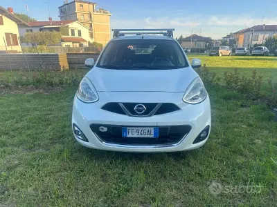 Usata Nissan Micra Acenta 80 CV (58 kW) 2016 Bianco Utilitaria