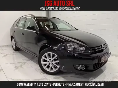 Usata VW Golf VII Comfortline 105 CV (77 kW) 2012 Nero Station wagon