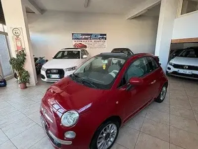 Usata Fiat 500C Lounge 75 CV (55 kW) 2010 Rosso Cabrio
