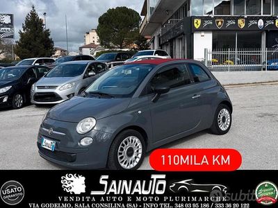 Usata Fiat 500C 75 CV (55 kW) 2010 Grigio Cabrio