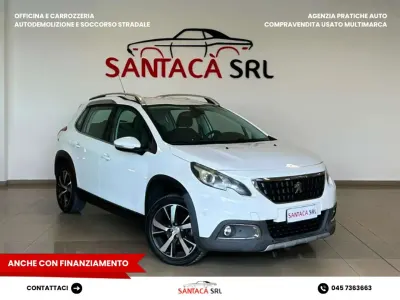 Usata Peugeot 2008 S 110 CV (80 kW) 2016 Bianco SUV
