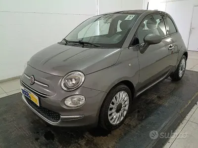 Usata Fiat 500 Lounge 69 CV (50 kW) 2016 Grigio metallizzato Utilitaria