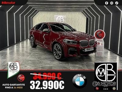 Usata BMW X4 M Sport 326 CV (239 kW) 2018 Rosso SUV