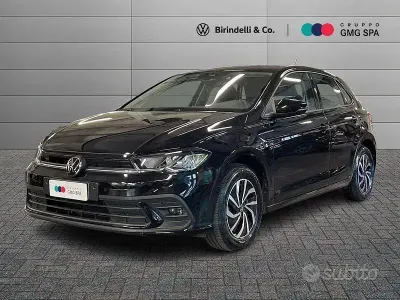 Usata VW Polo Life 95 CV (69 kW) 2023 Nero Utilitaria